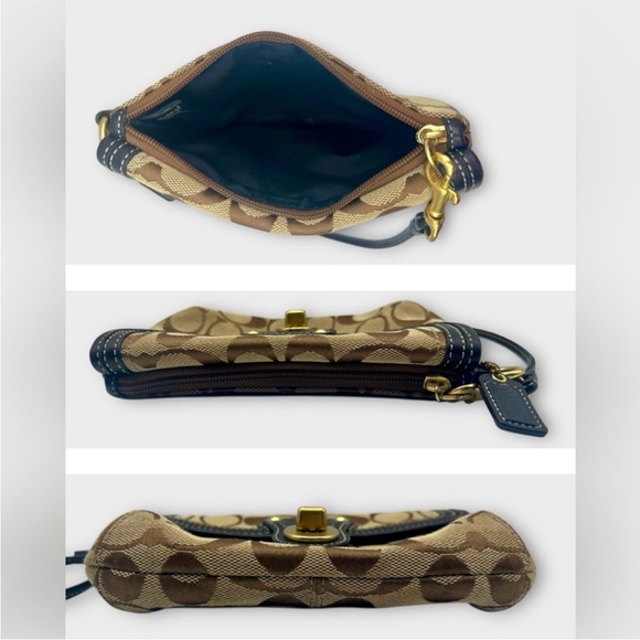 Vintage Coach EUC Y2K Signature Clutch - Picture 5 of 5